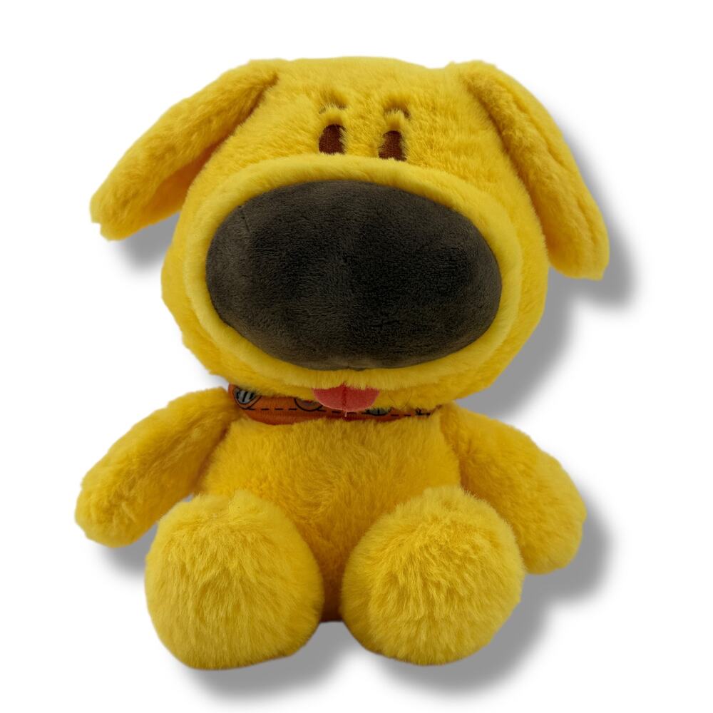 Disney Pixar Dug Dog Plush Stuffed Animal 10" Mattel Up Movie Yellow Dog